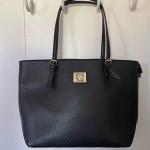 Anne Klein Black Tote Bag